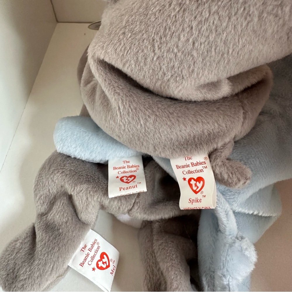 Ty Beanie Babies Bundle Of 3 Zoo Animals Retired Elephant Koala Rhino - Picture 3 of 3